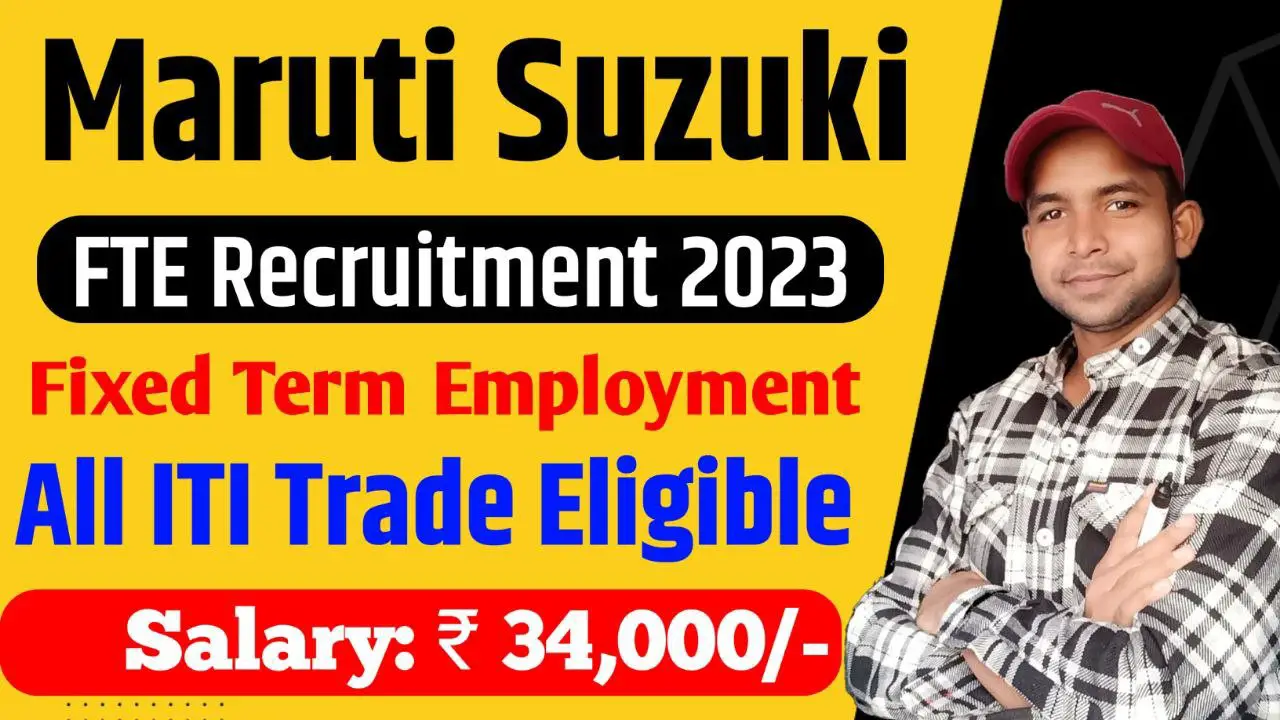 Maruti Suzuki FTE Recruitment 2023